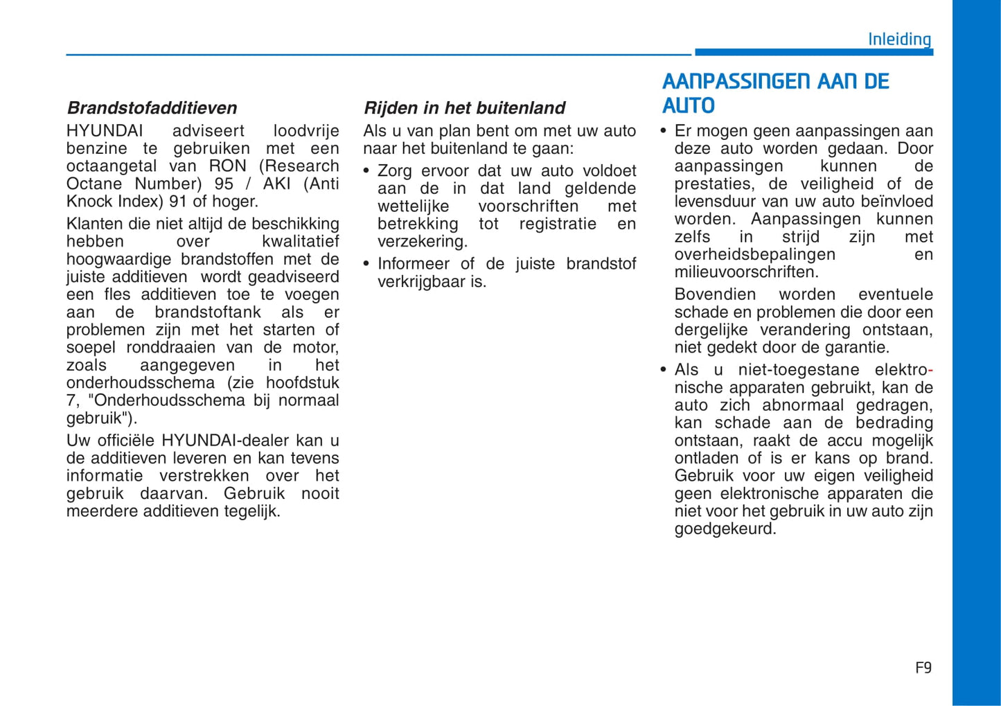 2021-2022 Hyundai i30 N Owner's Manual | Dutch