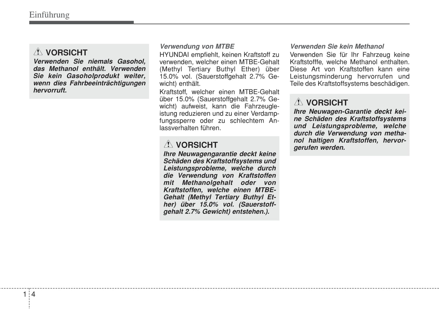 2014-2015 Hyundai i10 Owner's Manual | German