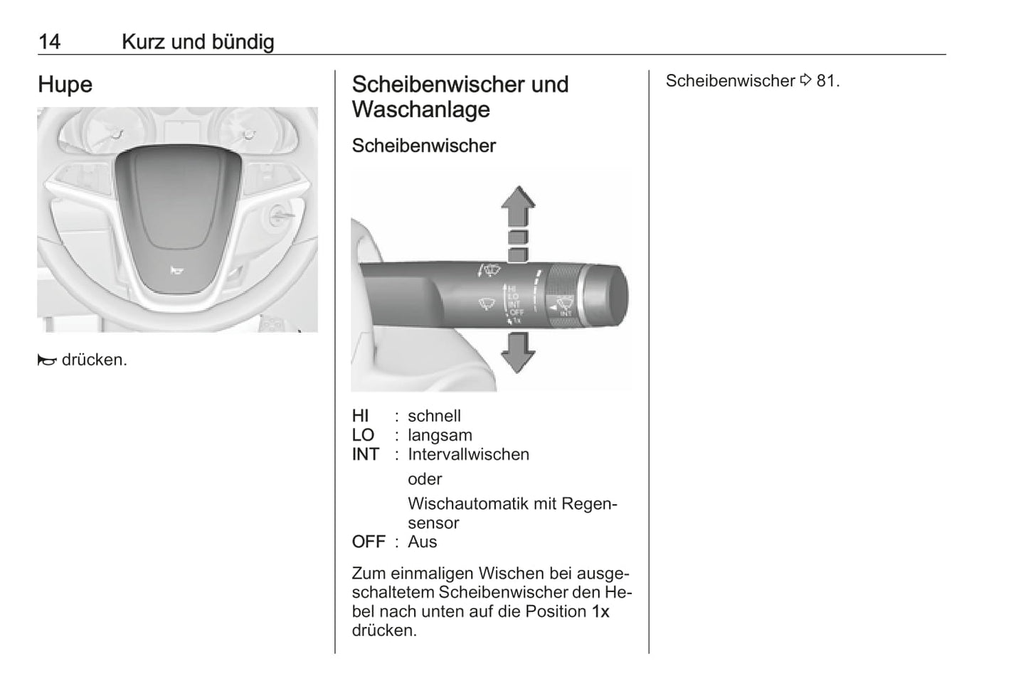 2016 Opel Cascada Owner's Manual | German