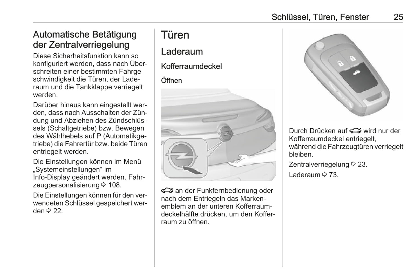 2016 Opel Cascada Owner's Manual | German