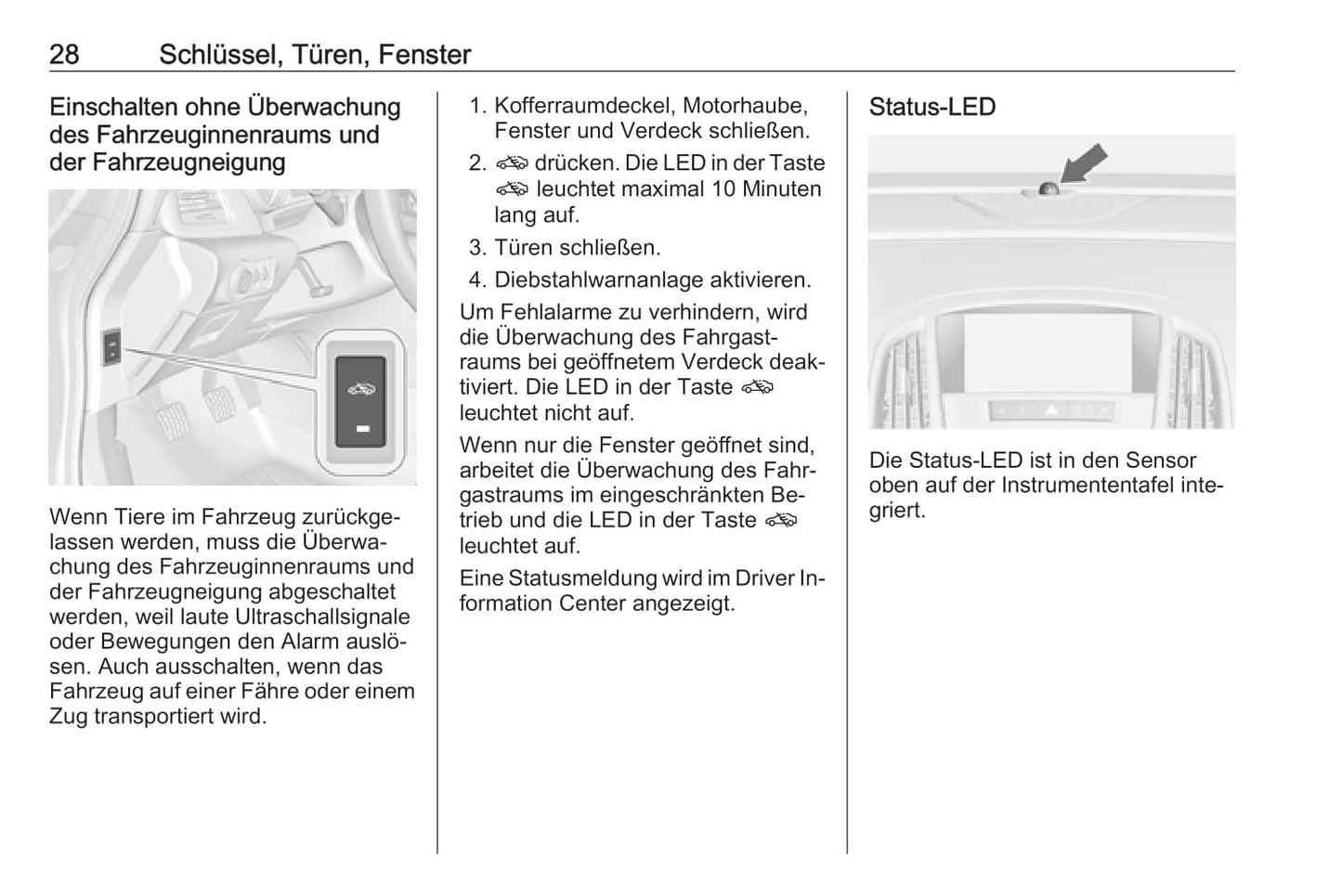 2016 Opel Cascada Owner's Manual | German