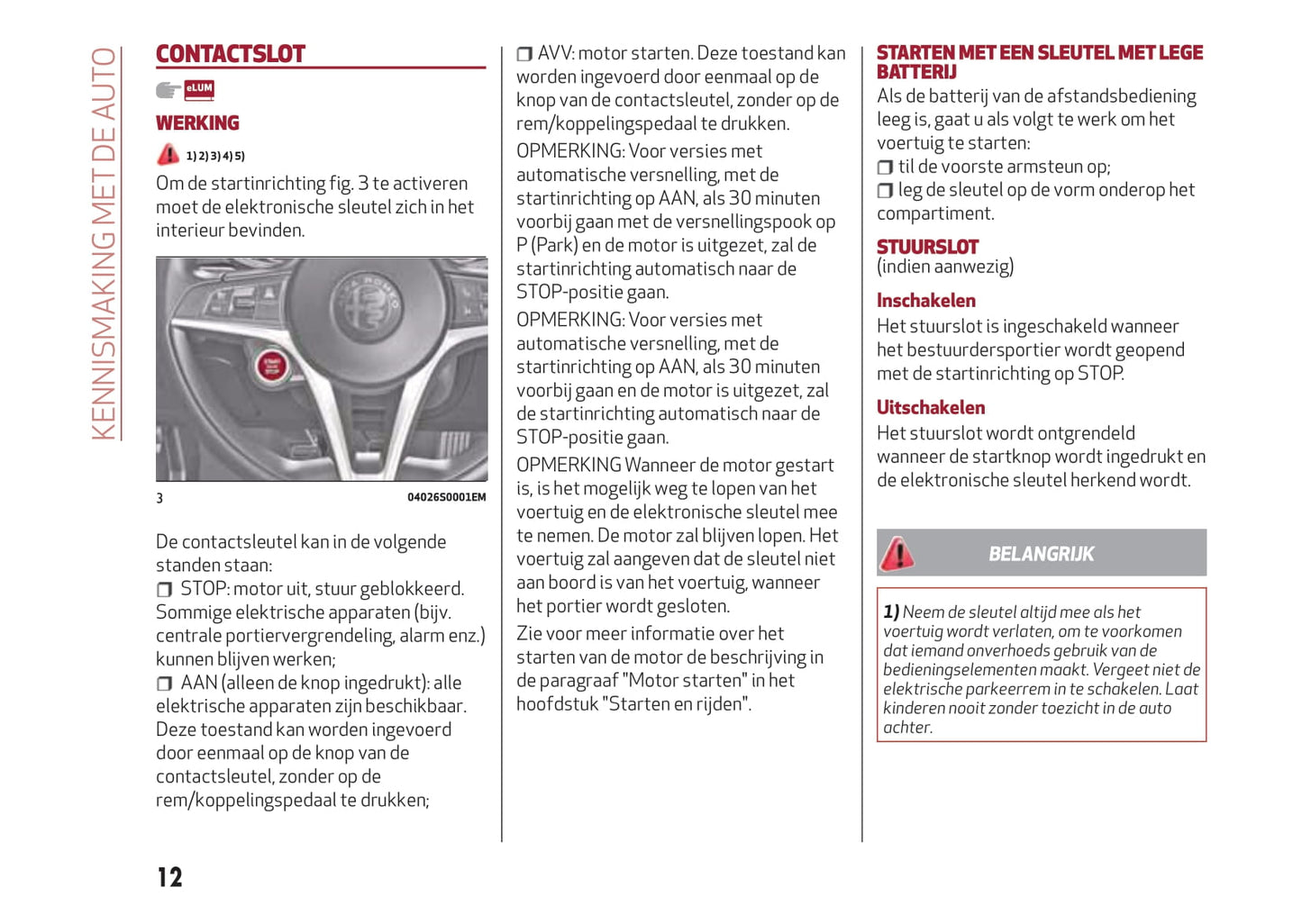 2016-2020 Alfa Romeo Giulia Manuel du propriétaire | Néerlandais
