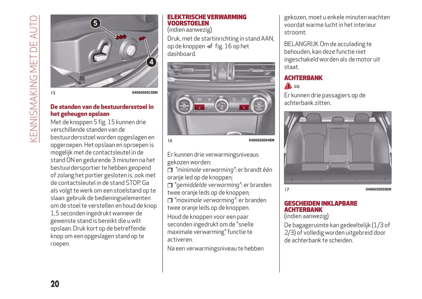 2016-2020 Alfa Romeo Giulia Manuel du propriétaire | Néerlandais