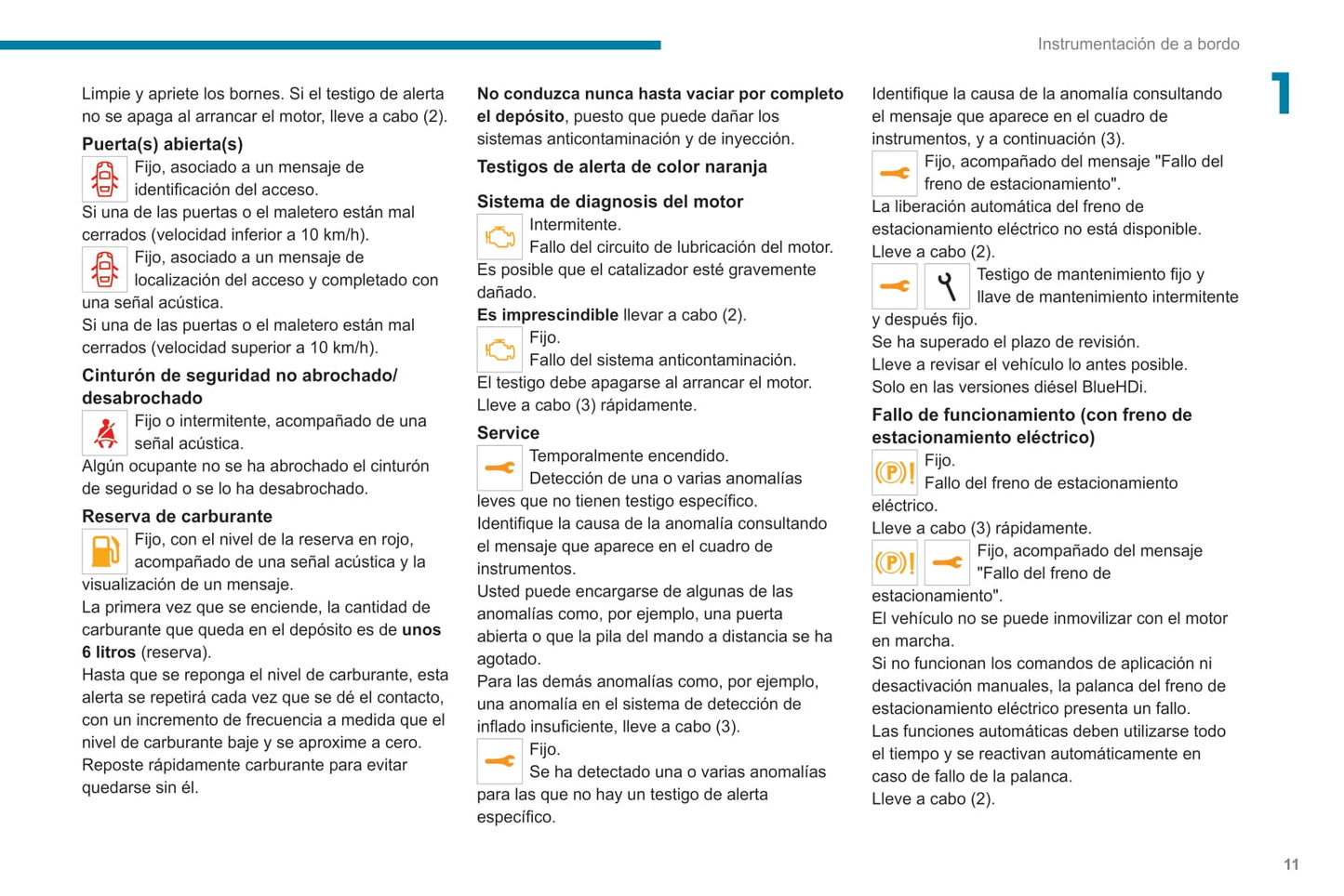 2020-2021 Peugeot 308 Gebruikershandleiding | Spaans