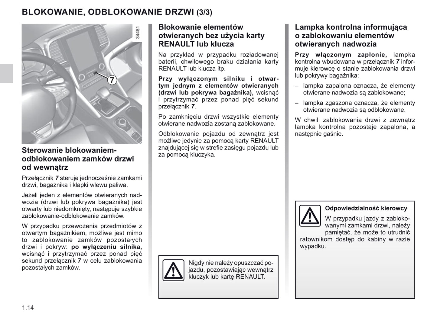 2018-2019 Renault Talisman Gebruikershandleiding | Pools