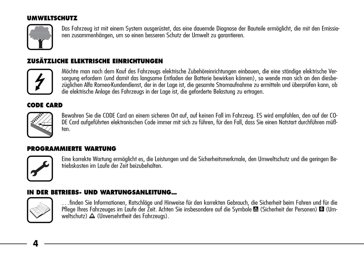 2003-2007 Alfa Romeo 166 Gebruikershandleiding | Duits