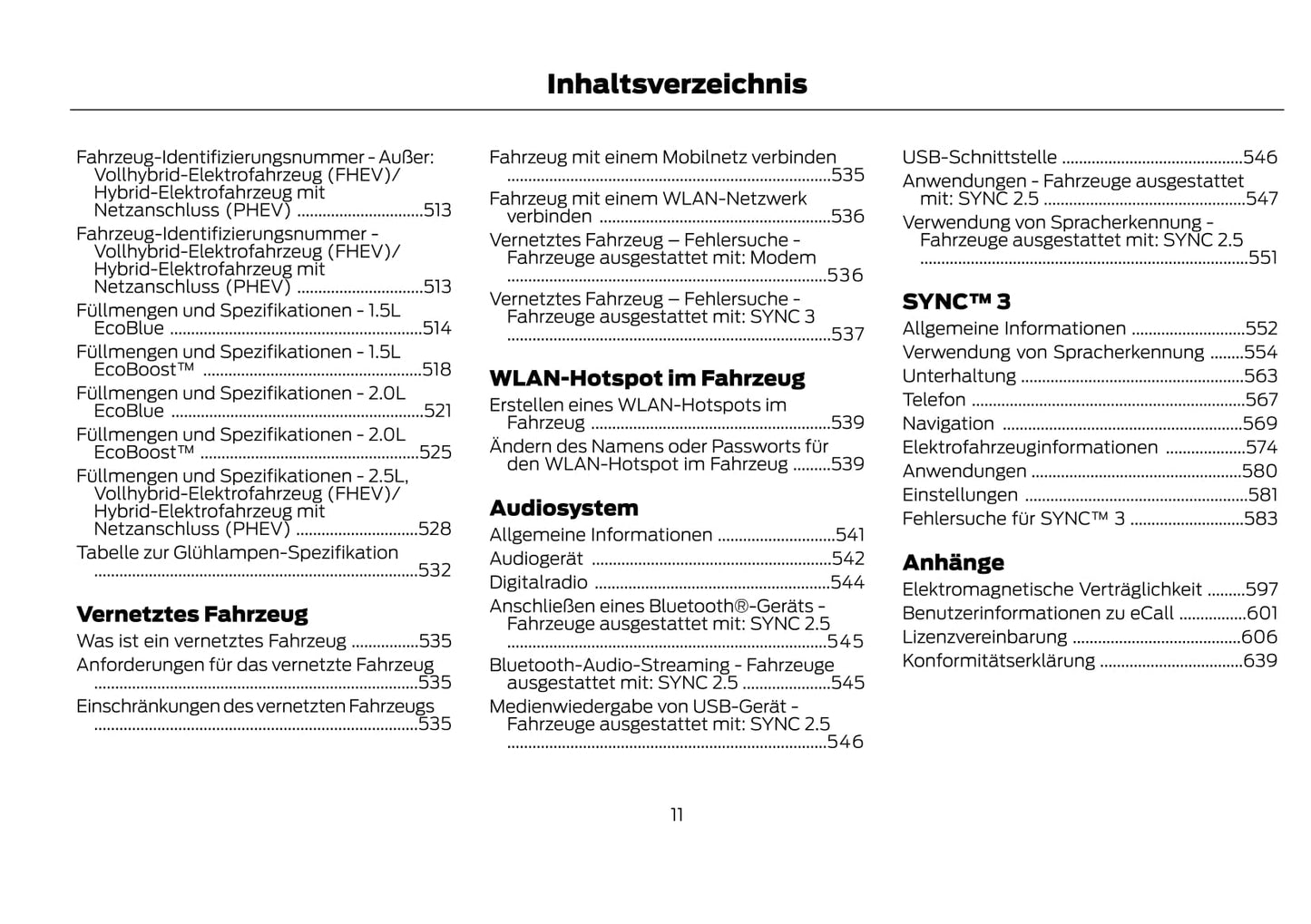 2021-2022 Ford Kuga Vignale Gebruikershandleiding | Duits