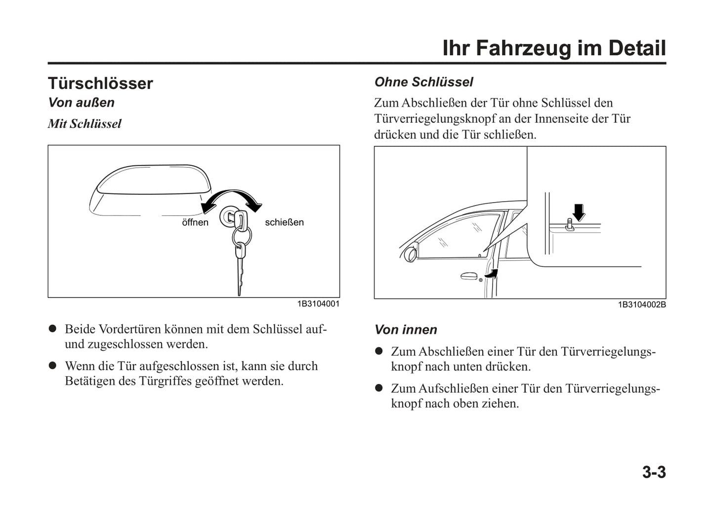 2000-2005 Kia Rio Manuel du propriétaire | Allemand