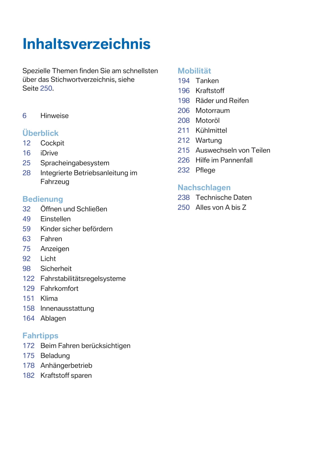 2014 BMW 3 Series Gran Turismo Owner's Manual | German