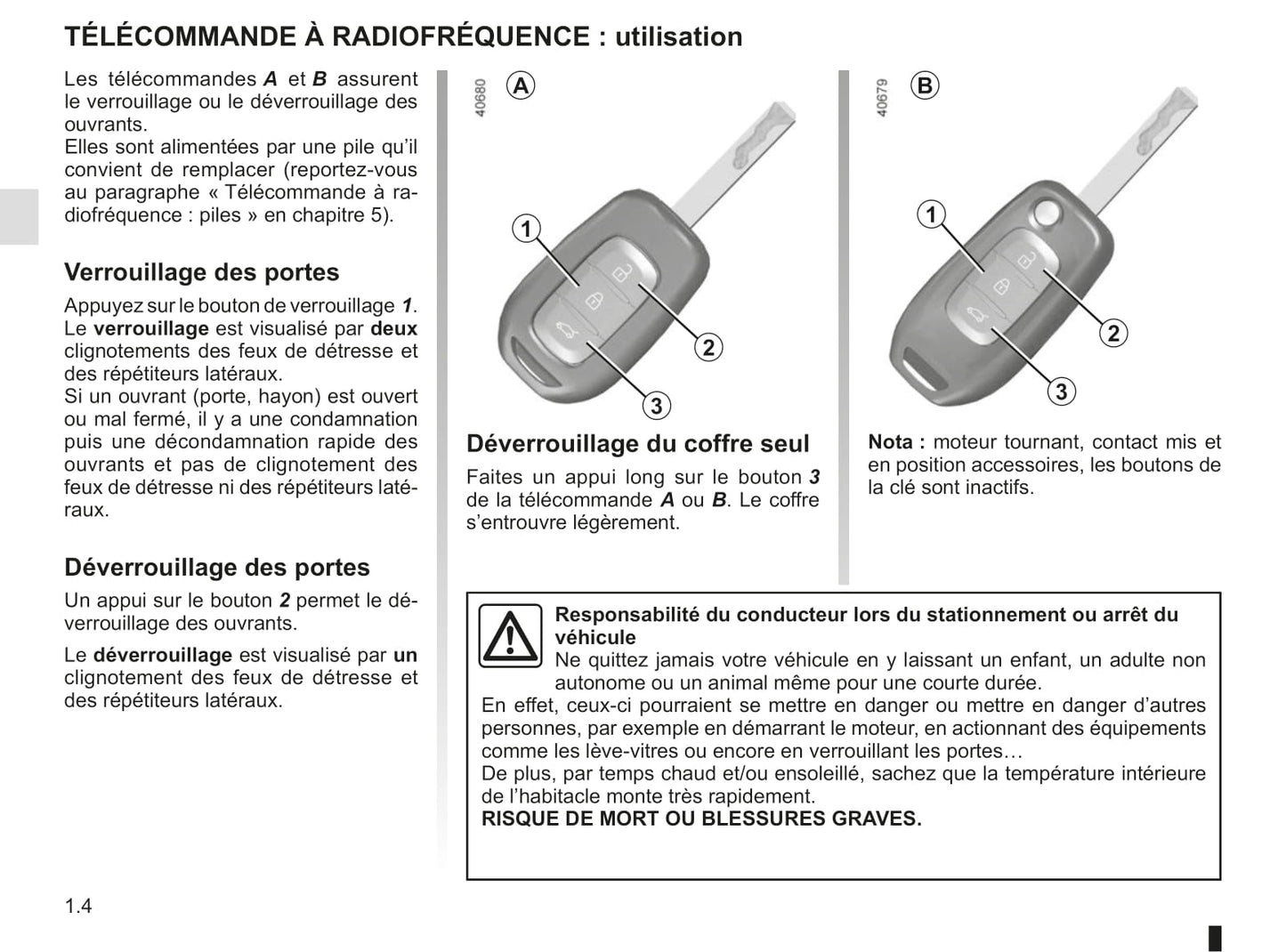 2014-2018 Renault Twingo Manuel du propriétaire | Français