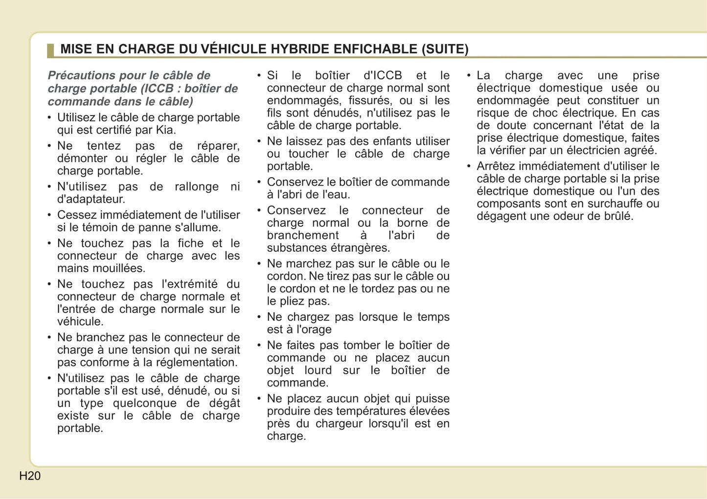 2018-2020 Kia Optima Manuel du propriétaire | Français
