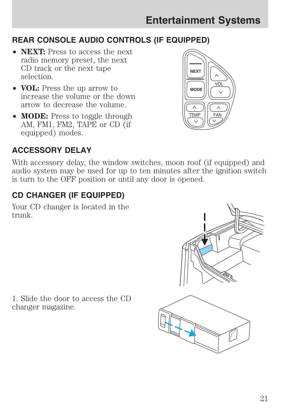 2004 Lincoln Town Car Gebruikershandleiding | Engels