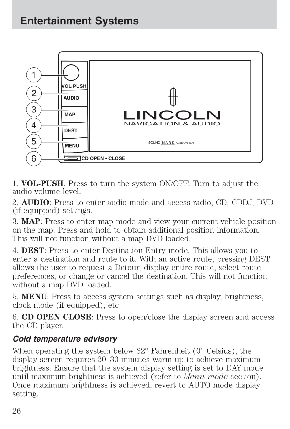 2004 Lincoln Town Car Gebruikershandleiding | Engels