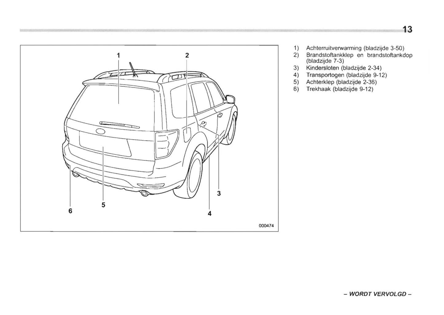 2009-2010 Subaru Forester Owner's Manual | Dutch