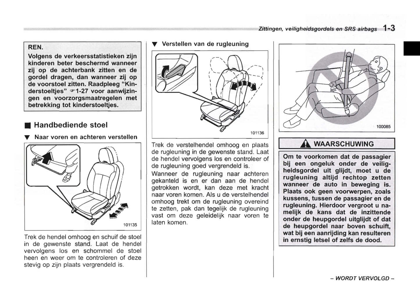 2009-2010 Subaru Forester Owner's Manual | Dutch