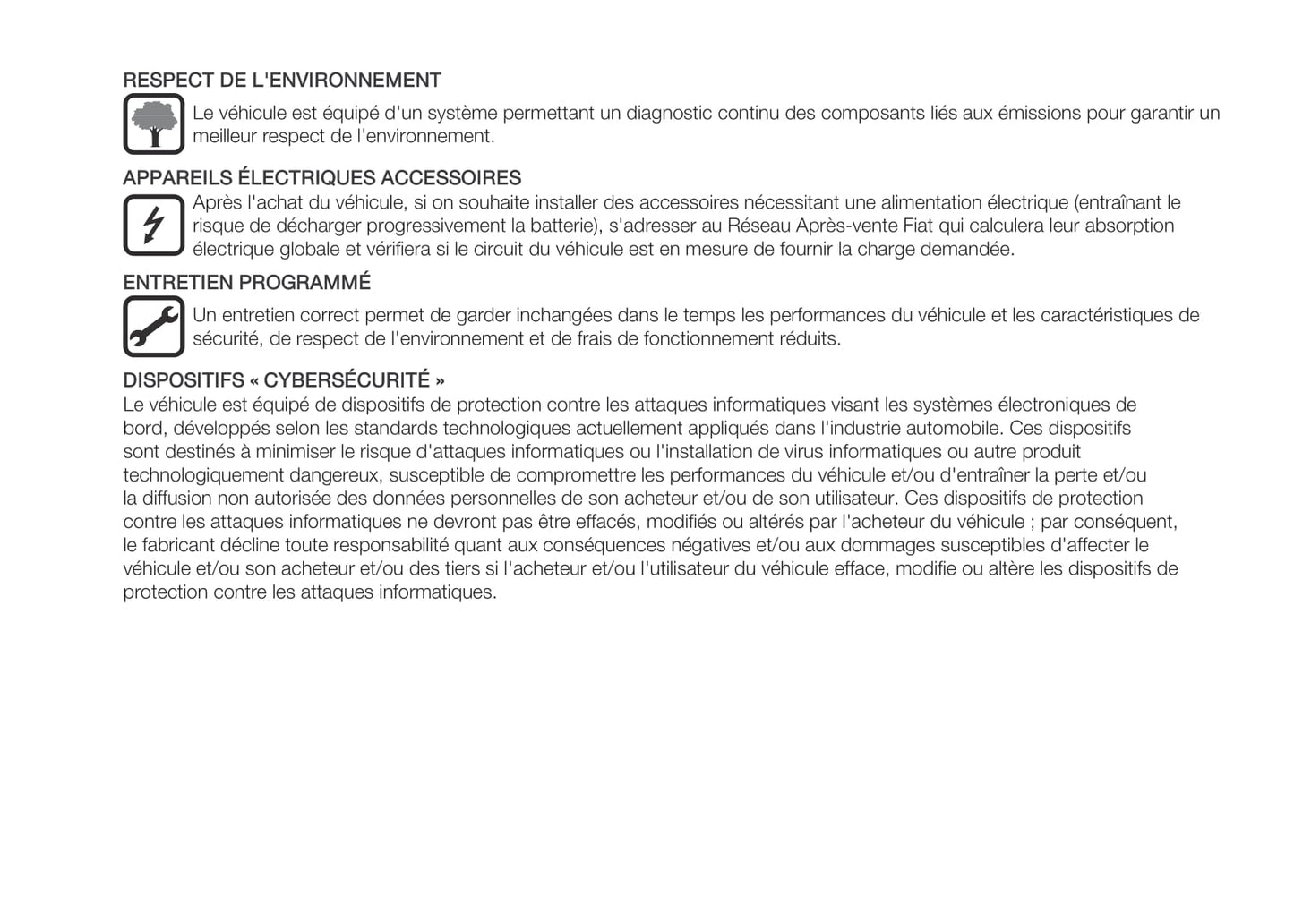 2018-2019 Fiat Doblò Owner's Manual | French