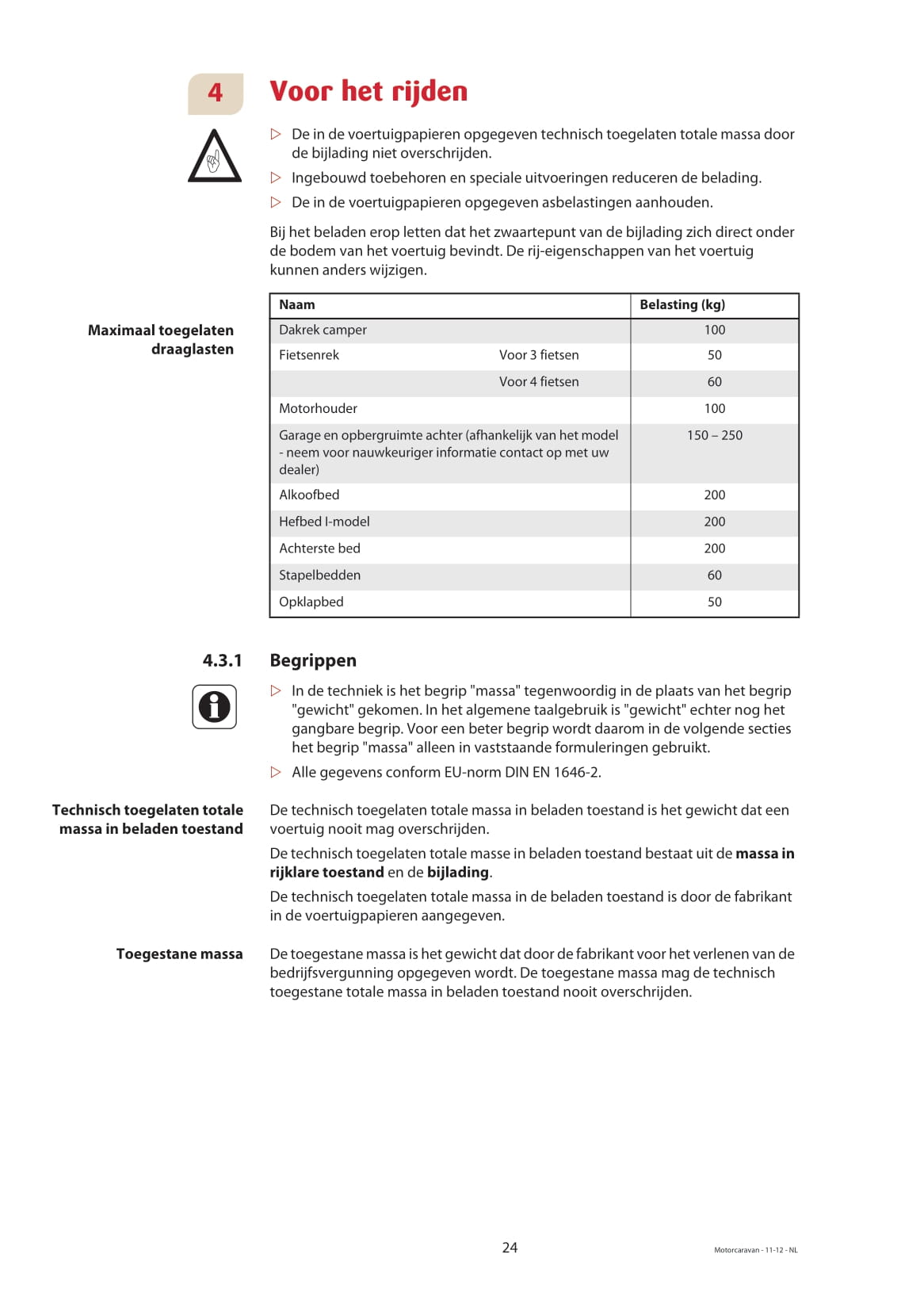 2013 Dethleffs Advantage Owner's Manual | Dutch