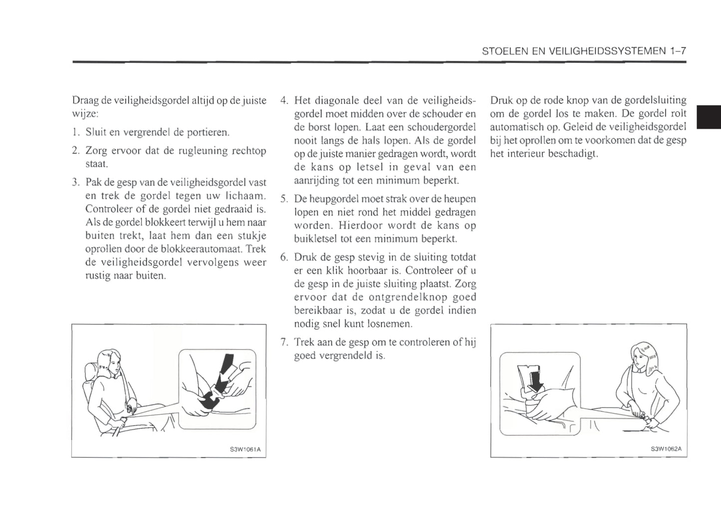 1999-2003 Daewoo Nubira Gebruikershandleiding | Nederlands