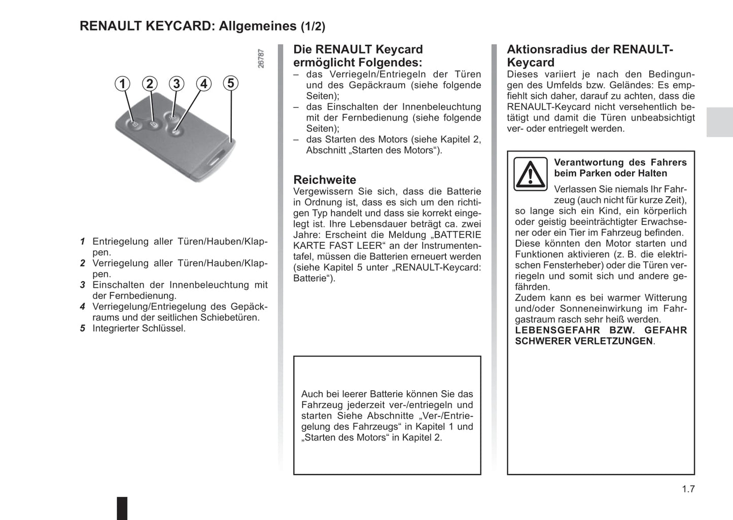 2016-2017 Renault Trafic Gebruikershandleiding | Duits