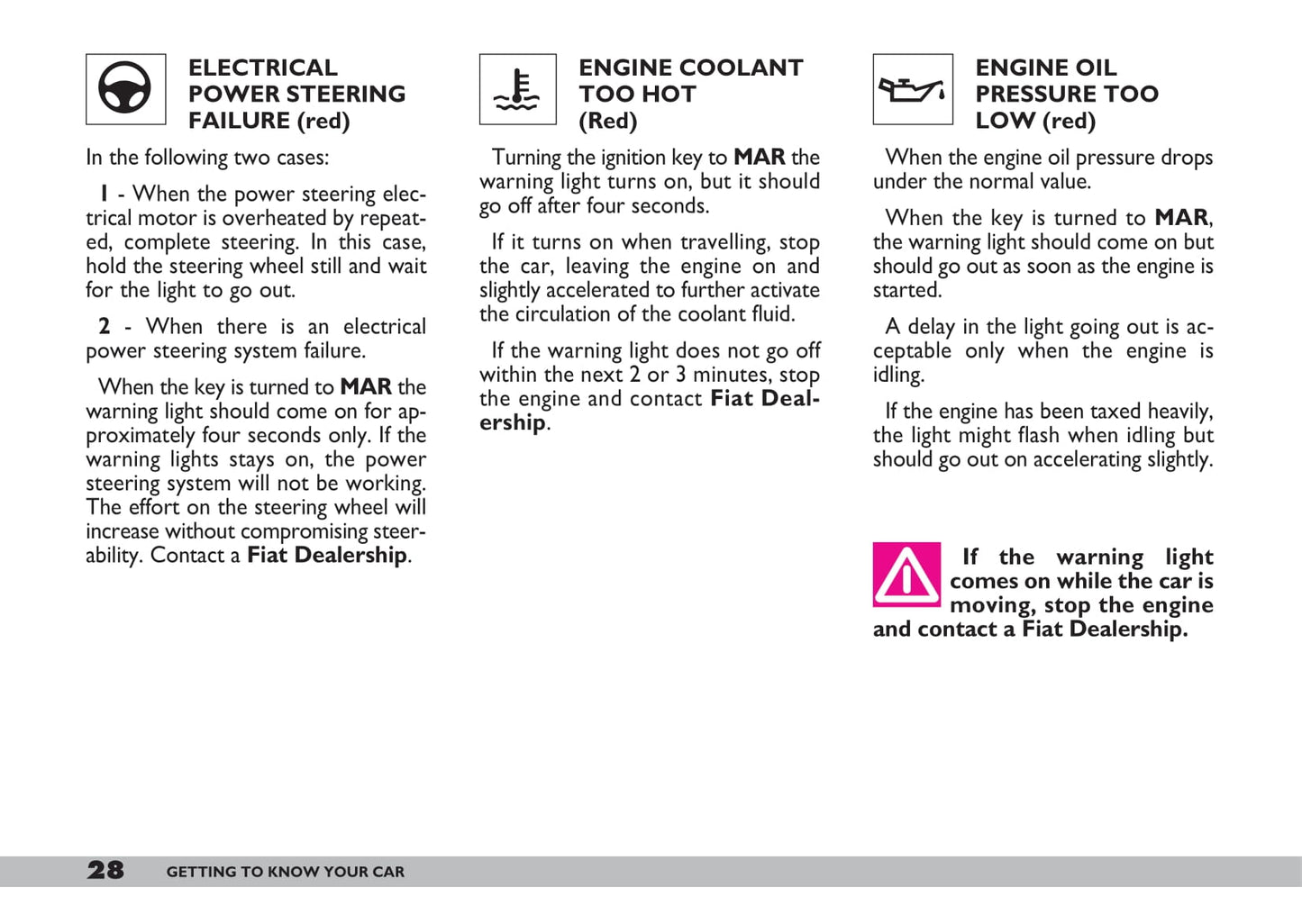 2007-2008 Fiat 600 Bedienungsanleitung | Englisch