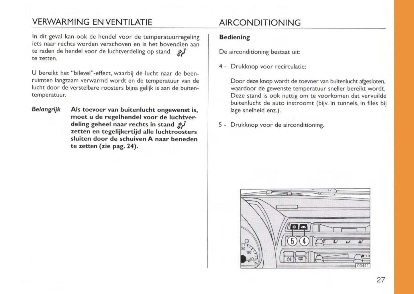 1997-1998 Fiat Cinquecento Gebruikershandleiding | Nederlands