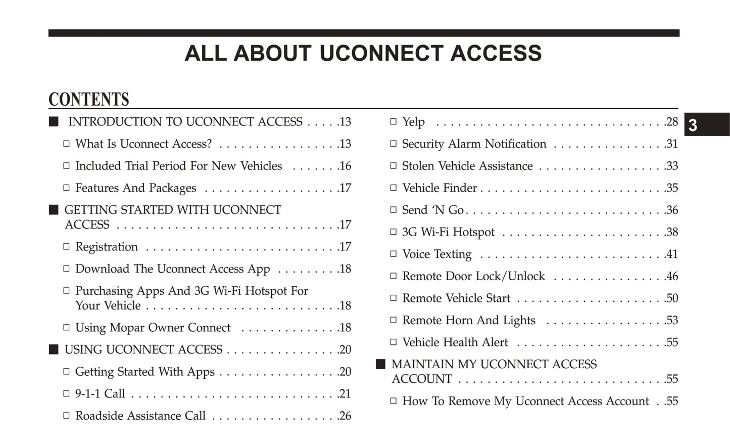 Uconnect 8.4 / 8.4 Nav Supplement Owner's Manual