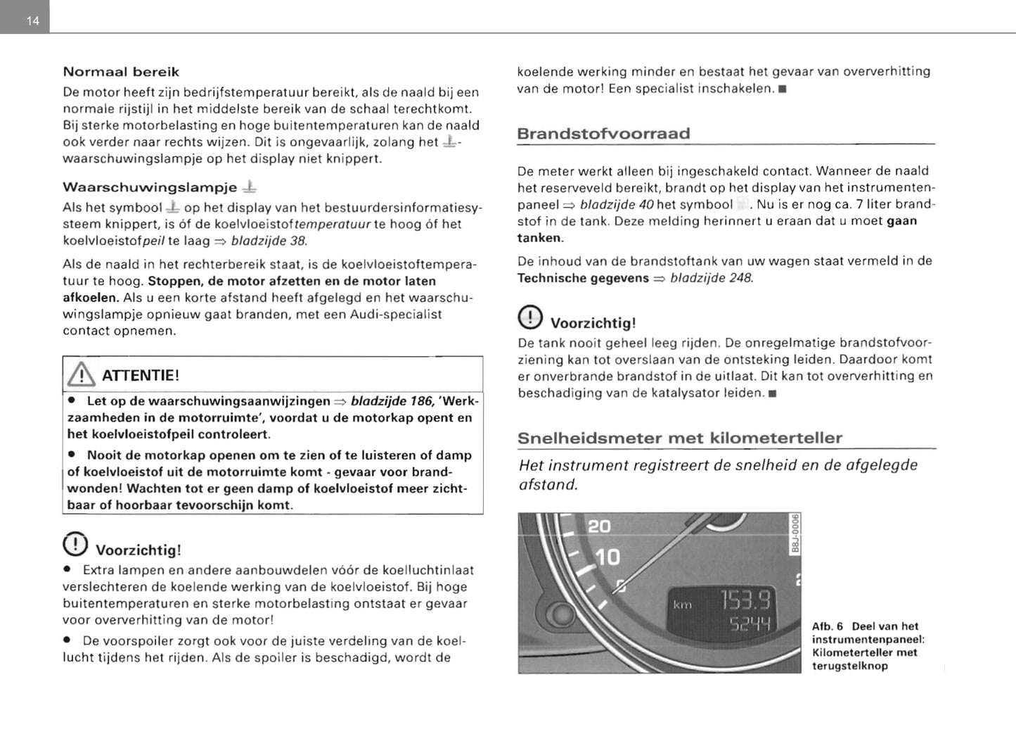 2006-2014 Audi TT Manuel du propriétaire | Néerlandais