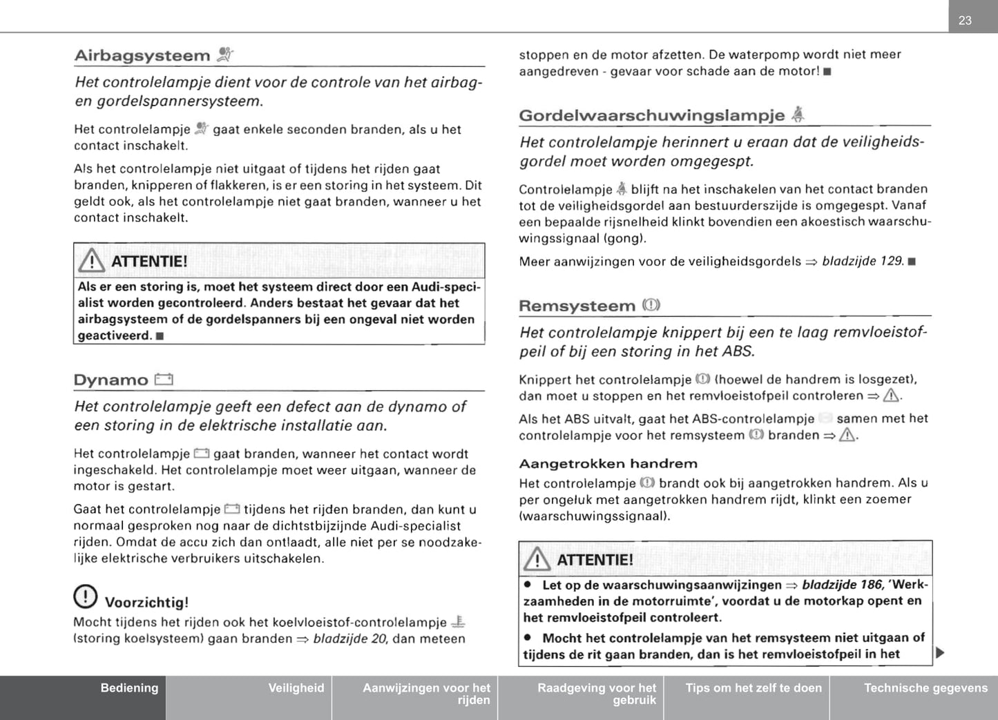 2006-2014 Audi TT Manuel du propriétaire | Néerlandais