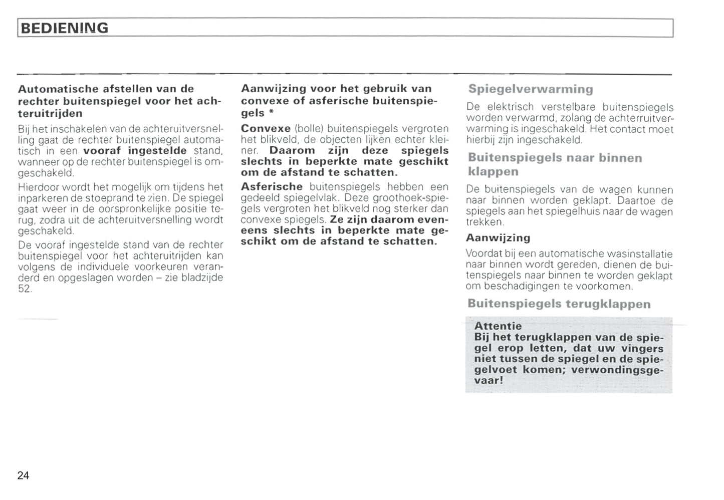 1996-2000 Volkswagen Passat Owner's Manual | Dutch
