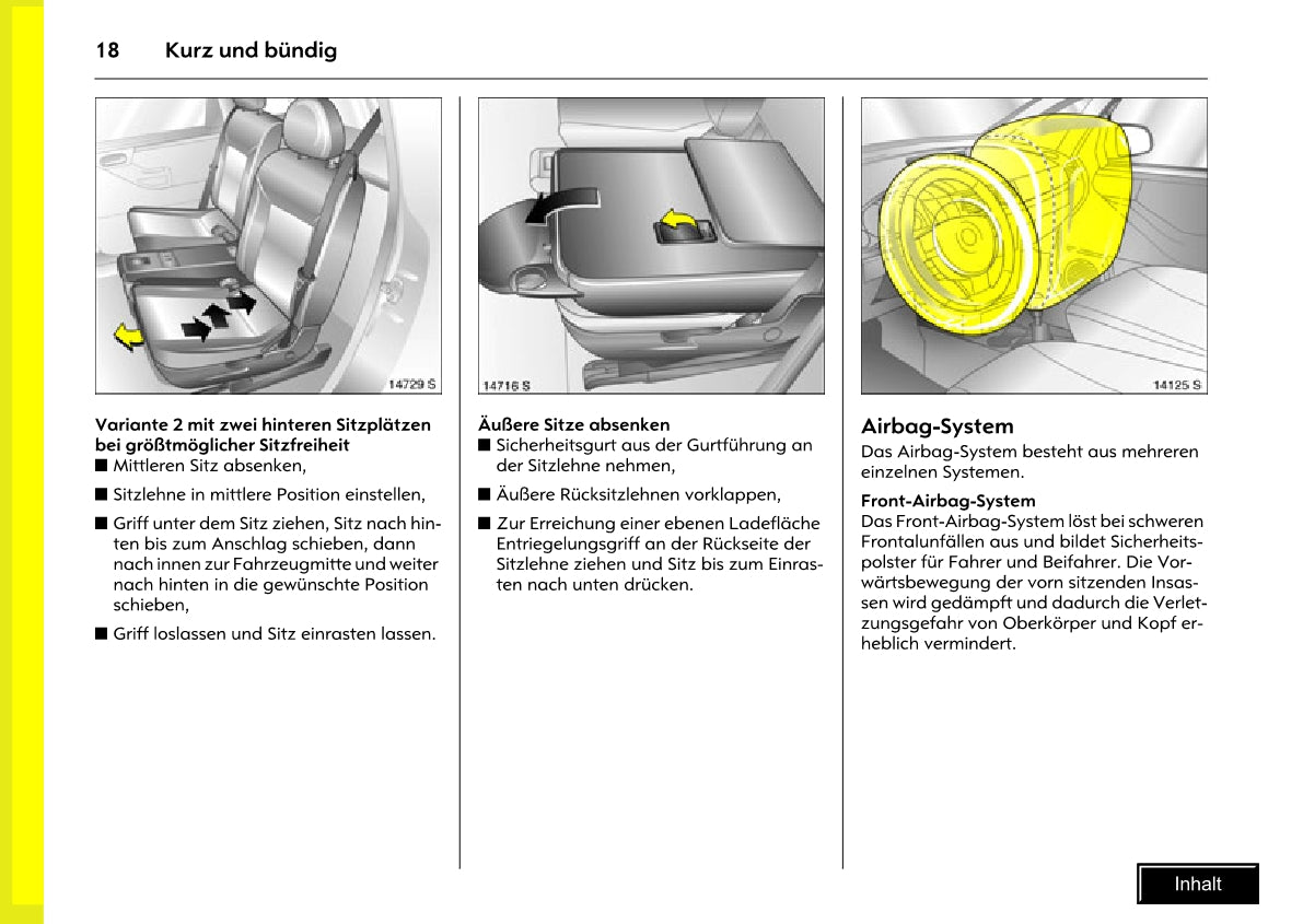 2005-2010 Opel Meriva Gebruikershandleiding | Duits
