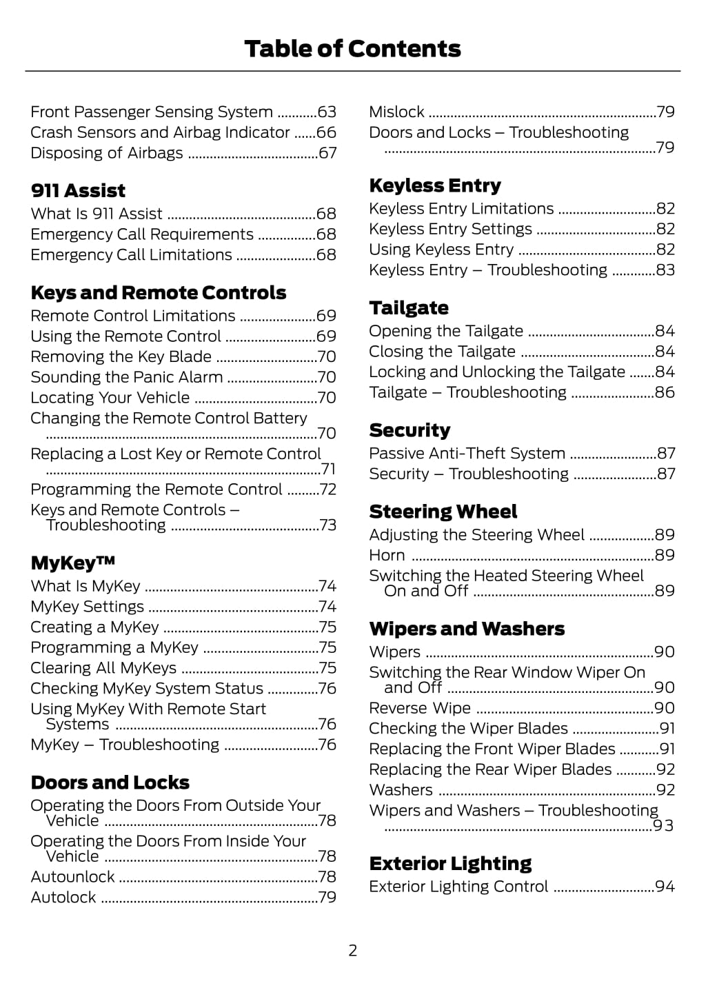 2021 Ford Bronco Owner's Manual | English