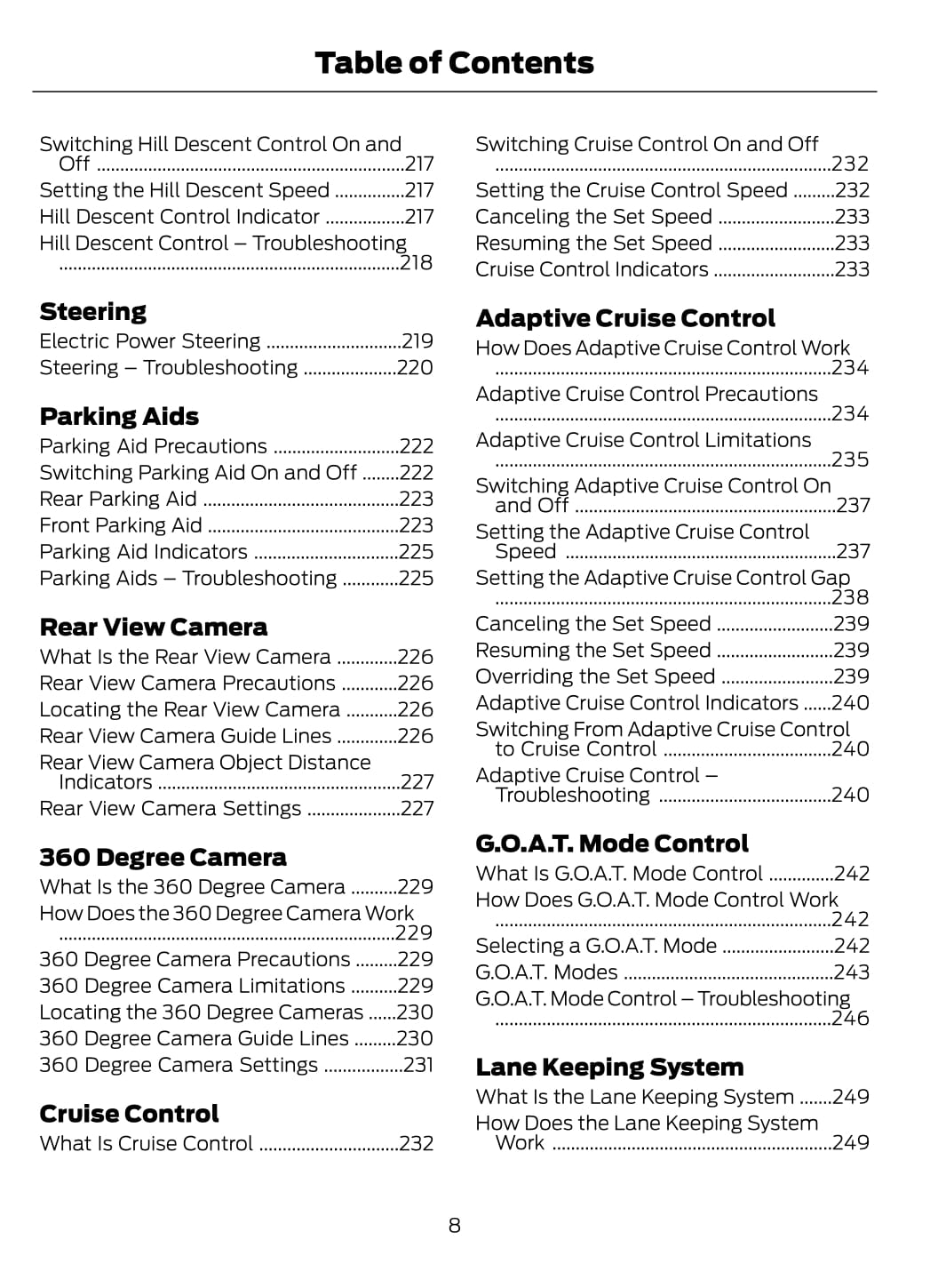 2021 Ford Bronco Owner's Manual | English