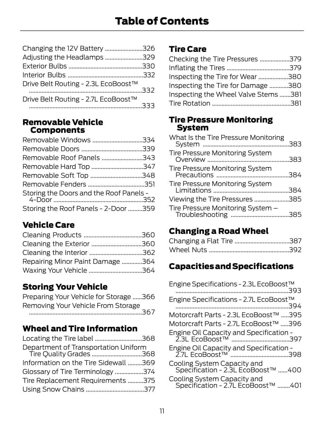 2021 Ford Bronco Owner's Manual | English