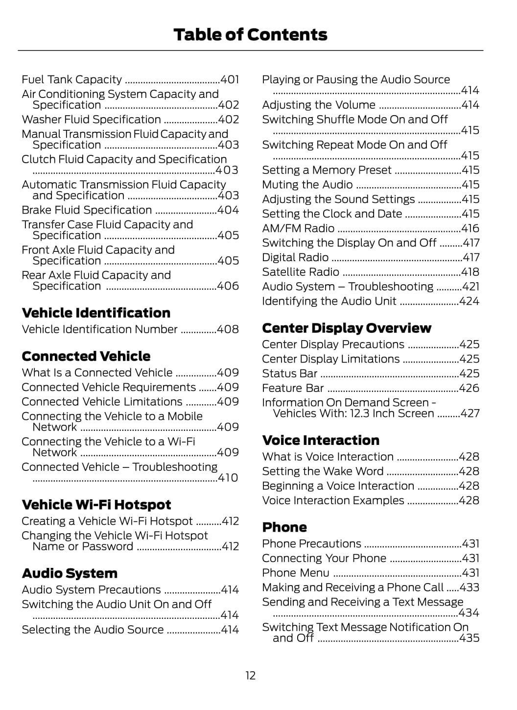 2021 Ford Bronco Owner's Manual | English