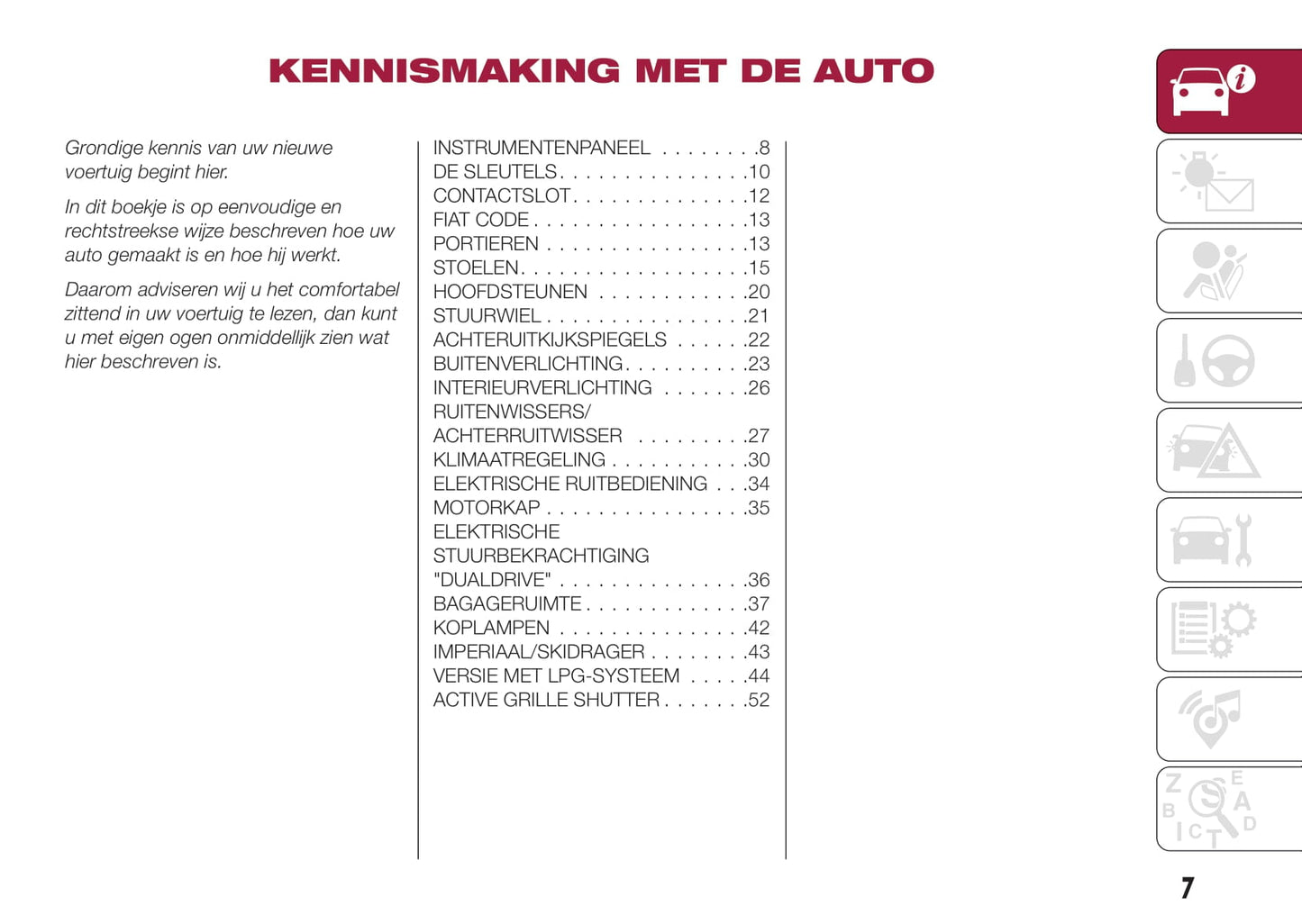 2016-2017 Fiat Tipo 5 Doors Gebruikershandleiding | Nederlands