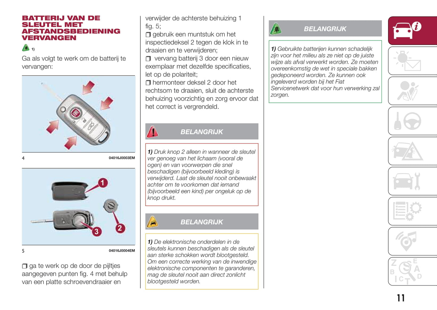 2016-2017 Fiat Tipo 5 Doors Gebruikershandleiding | Nederlands