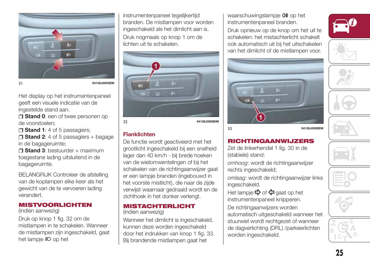 2016-2017 Fiat Tipo 5 Doors Gebruikershandleiding | Nederlands