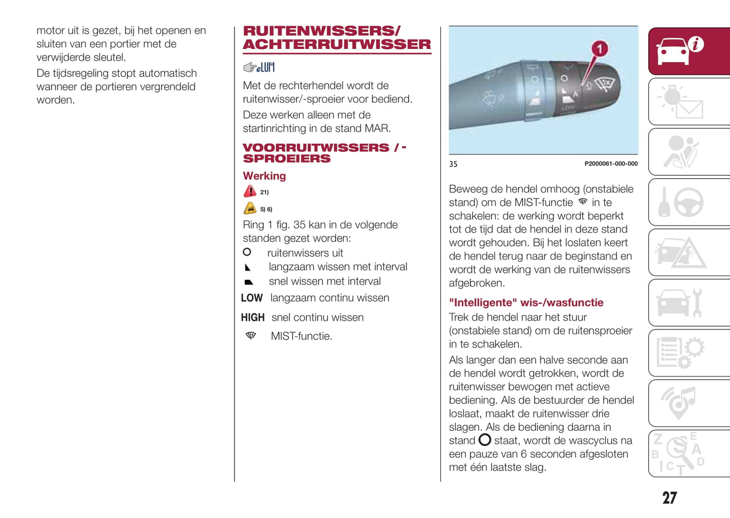 2016-2017 Fiat Tipo 5 Doors Gebruikershandleiding | Nederlands