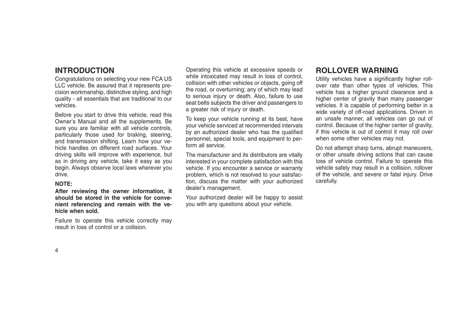 2015-2016 Jeep Compass Gebruikershandleiding | Engels