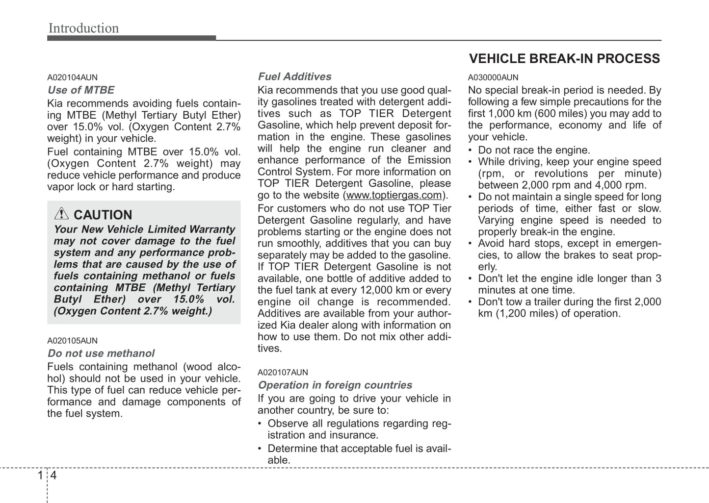 2006-2013 KIA Rondo Manuel du propriétaire | Anglais
