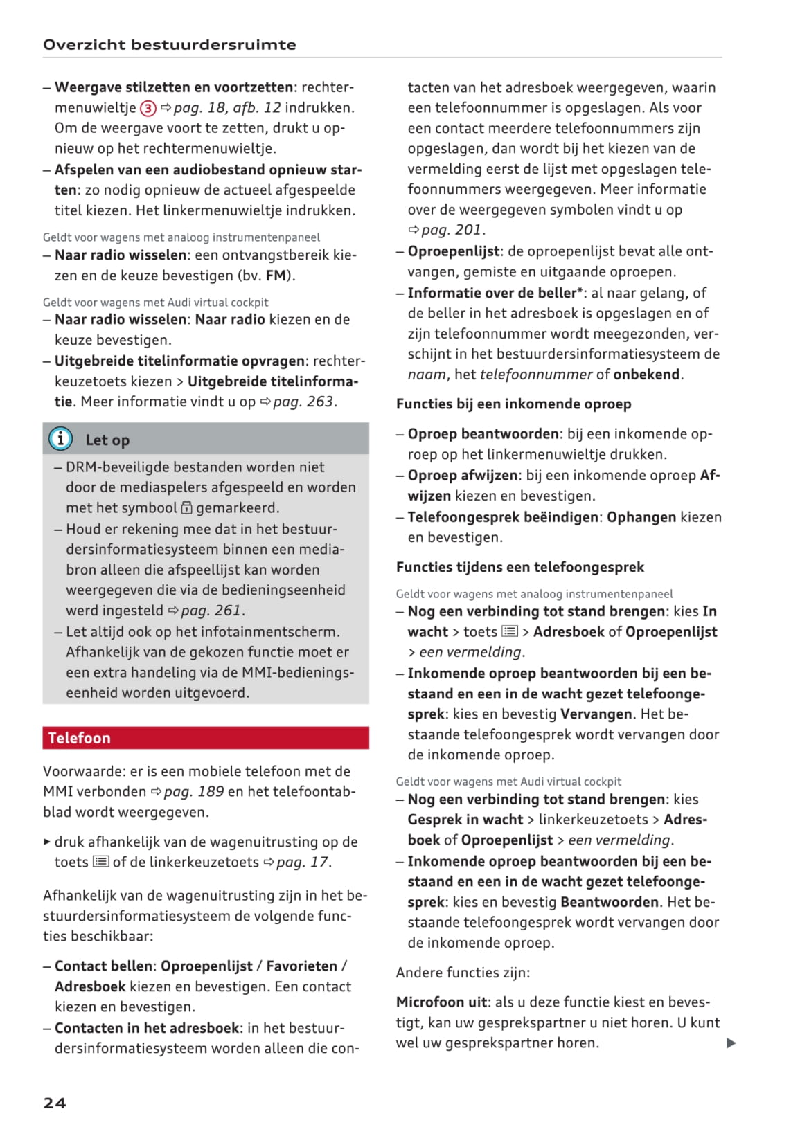 2016-2018 Audi A3 Bedienungsanleitung | Niederländisch