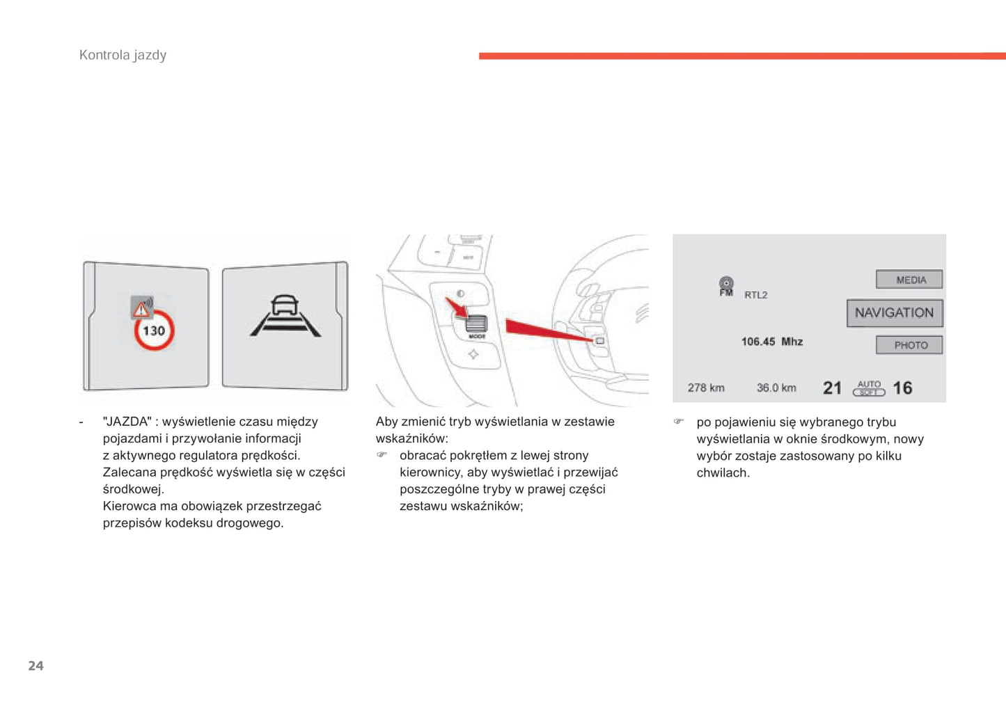 2013-2016 Citroën C4 Picasso/Grand C4 Picasso Manuel du propriétaire | Polonais