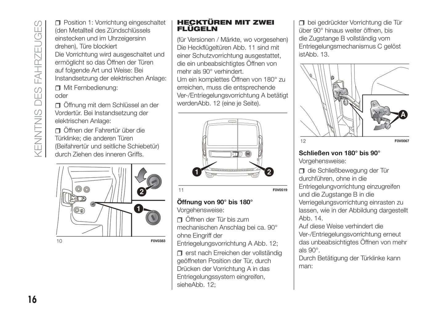 2018-2019 Fiat Doblò Gebruikershandleiding | Duits