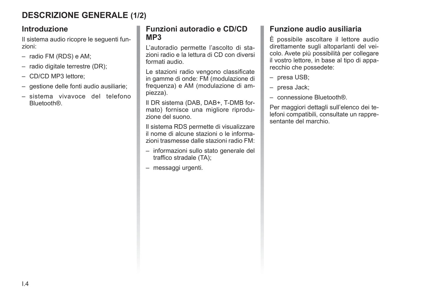 Renault R-Plug&Radio Libretto D'istruzioni 2014