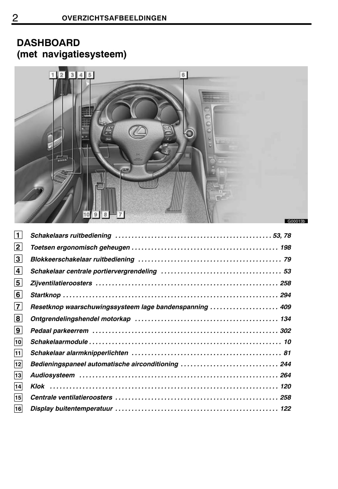 2006-2007 Lexus GS 300/GS 430 Gebruikershandleiding | Nederlands