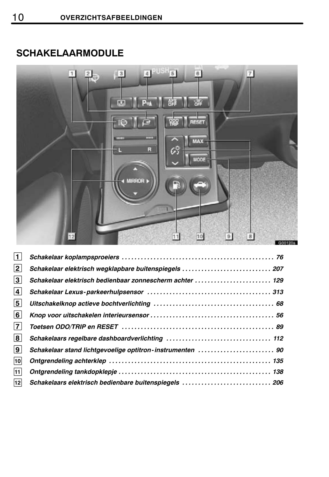 2006-2007 Lexus GS 300/GS 430 Gebruikershandleiding | Nederlands