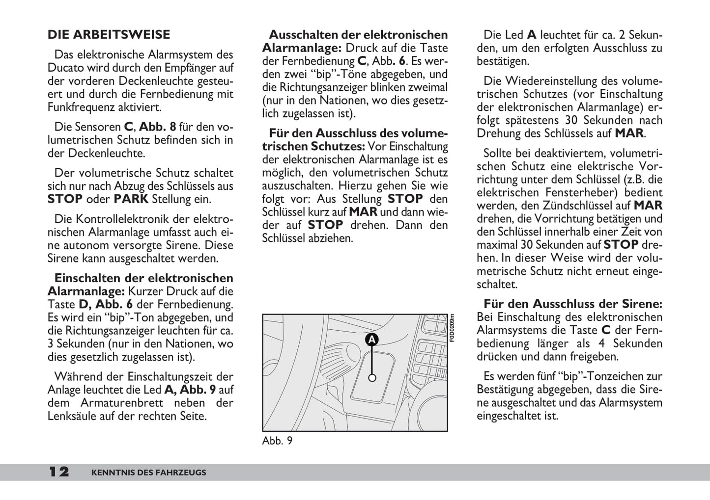 2005-2006 Fiat Ducato Bedienungsanleitung | Deutsch
