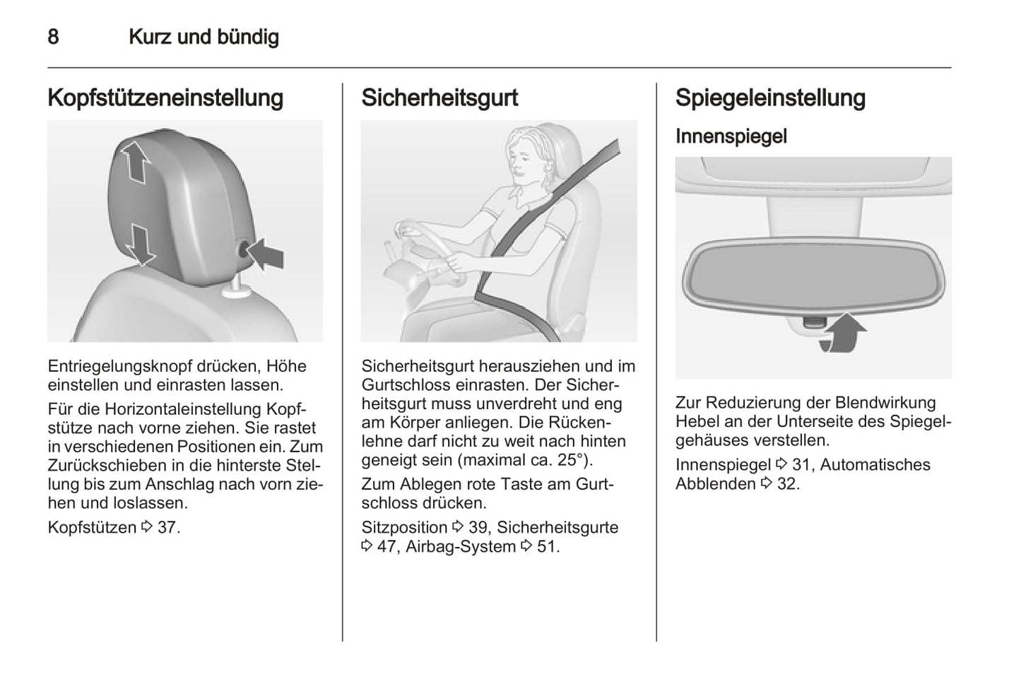 2013-2014 Opel Meriva Owner's Manual | German