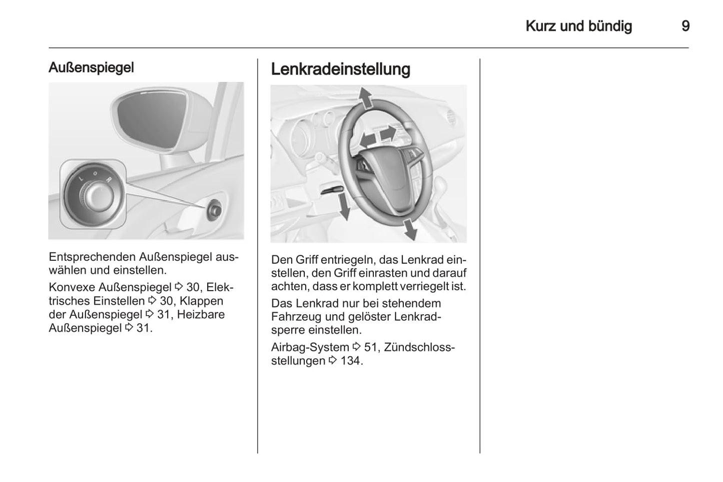 2013-2014 Opel Meriva Owner's Manual | German