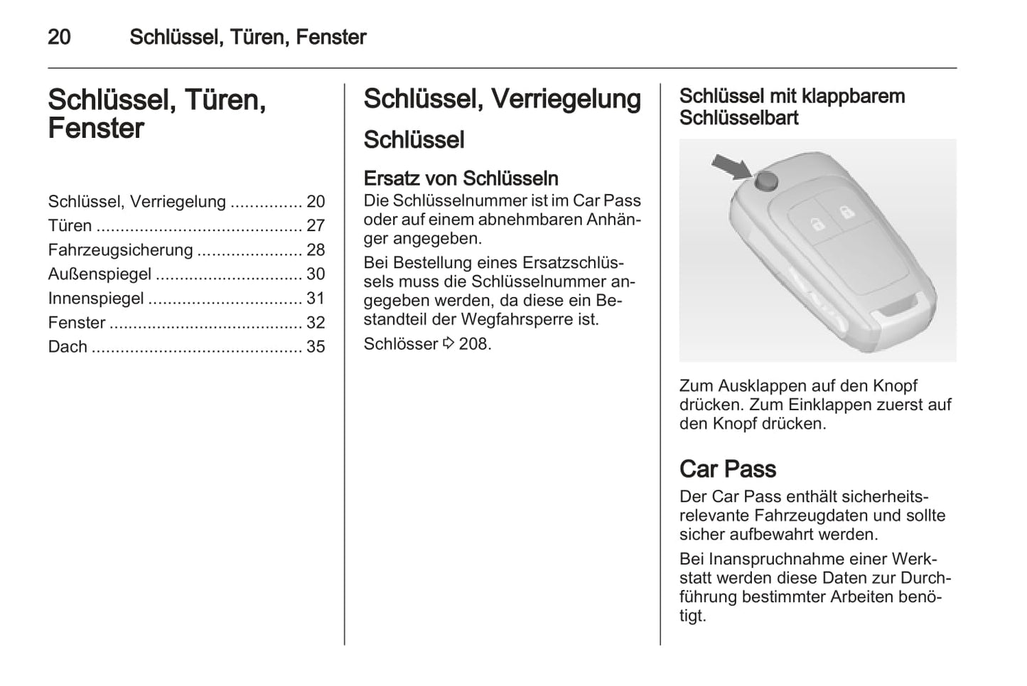 2013-2014 Opel Meriva Owner's Manual | German